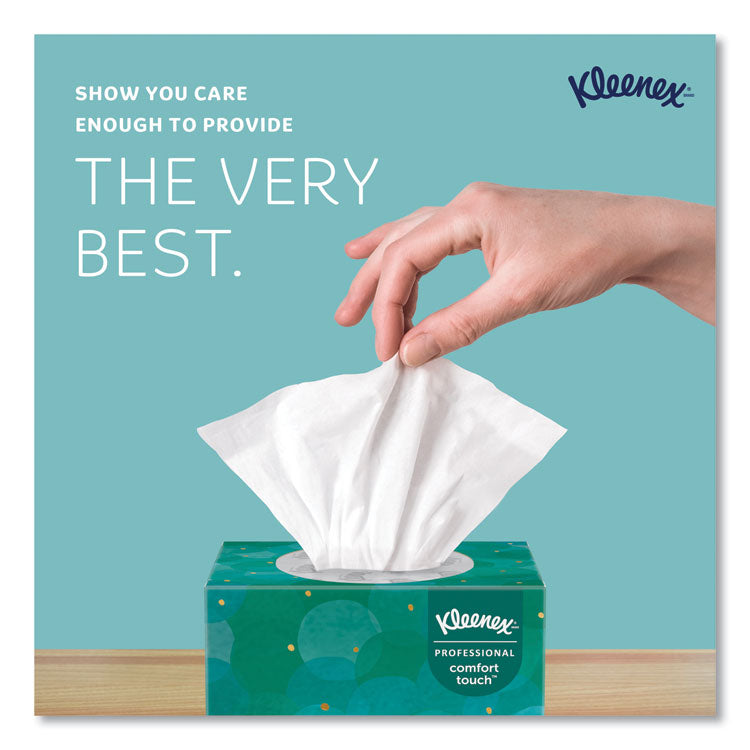 Boutique White Facial Tissue for Business, Pop-Up Box, 2-Ply, 95 Sheets/Box, 6 Boxes/Pack