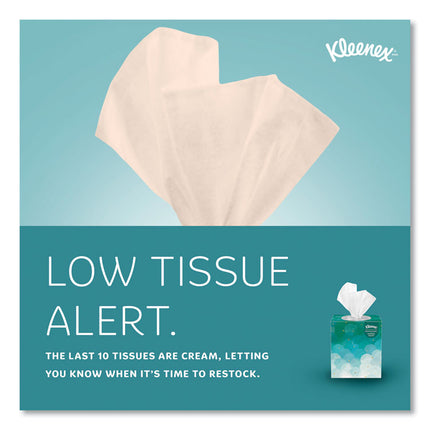 Boutique White Facial Tissue for Business, Pop-Up Box, 2-Ply, 95 Sheets/Box, 6 Boxes/Pack, 6 Packs/Carton