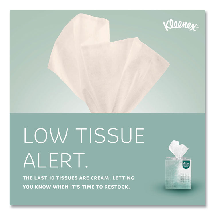 Naturals Facial Tissue for Business, BOUTIQUE POP-UP Box, 2-Ply, White, 90 Sheets/Box, 36 Boxes/Carton