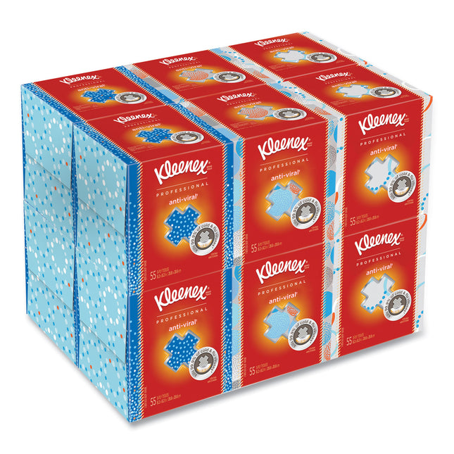 Boutique Anti-Viral Facial Tissue, 3-Ply, White, Pop-Up Box, 60 Sheets/box, 3 Boxes/pack, 4 Packs/carton