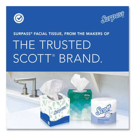 Facial Tissue for Business, 2-Ply, White, Pop-Up Box, 90/Box, 36 Boxes/Carton