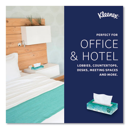 White Facial Tissue for Business, 2-Ply, White, Pop-Up Box, 100 Sheets/Box, 36 Boxes/Carton