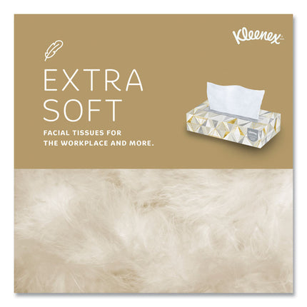 White Facial Tissue for Business, 2-Ply, White, Pop-Up Box, 125 Sheets/Box, 48 Boxes/Carton