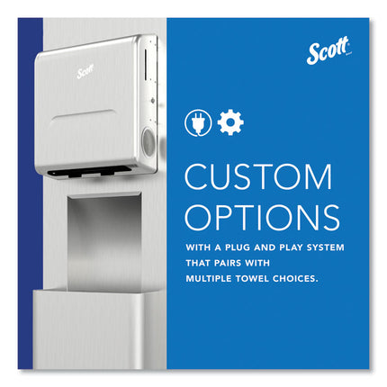 Mod Stainless Steel Recessed Dispenser Housing, 11.13 X 4 X 15.37