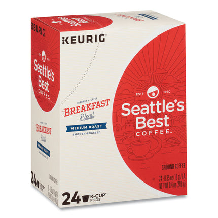 Breakfast Blend Coffee K-Cups, 24/Box, 4/Carton