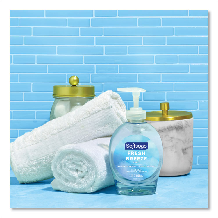 Softsoap Liquid Hand Soap Pumps, Fresh Breeze Scent, 7.5 oz, 6/Carton