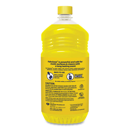 Multi-Use Cleaner, Refreshing Lemon Scent, 56 oz Bottle, 6/Carton