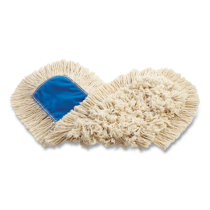 Kut-A-Way Dust Mop Head, Cotton, 24", White, 12/Carton