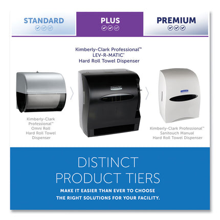 Lev-R-Matic Roll Towel Dispenser, 13.3 X 9.8 X 13.5, Smoke