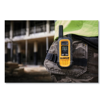DXFRS300BCH Heavy-Duty Walkie Talkies, 1 W, 22 Channels