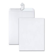 Redi-Strip Catalog Envelope, #13 1/2, Cheese Blade Flap, Redi-Strip Adhesive Closure, 10 x 13, White, 100/Box