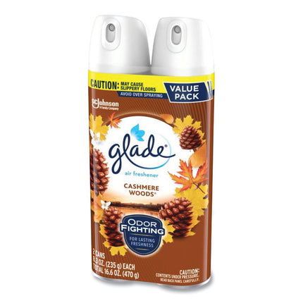 Air Freshener, Cashmere Woods, 8.3 oz Aerosol Spray, 3/Carton