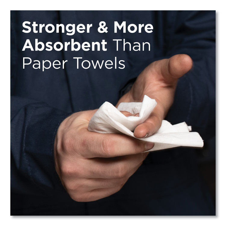 Light Duty Paper Wipers, 2-Ply, 8 x 12.5, White, 148/Box, 20 Boxes/Carton