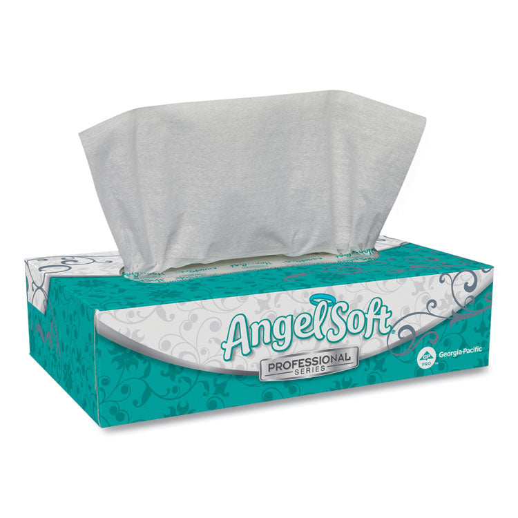 Premium Facial Tissues in Flat Box, 2-Ply, White, 100 Sheets, 30 Boxes/Carton