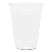 PET Plastic Cups, 16 oz, Clear, 1,000/Carton