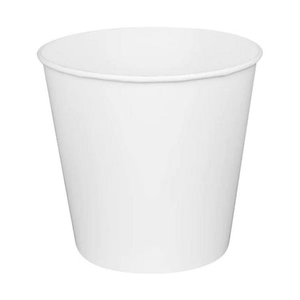 Food Bucket, 170 oz, 8.9" Diameter x 8.36" h, White, Paper, 150/Carton