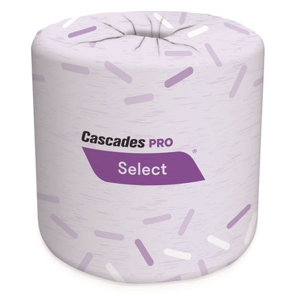 Select Standard Bath Tissue, 2-Ply, White, 4 x 3.25, 420 Sheets/Roll, 48 Rolls/Carton