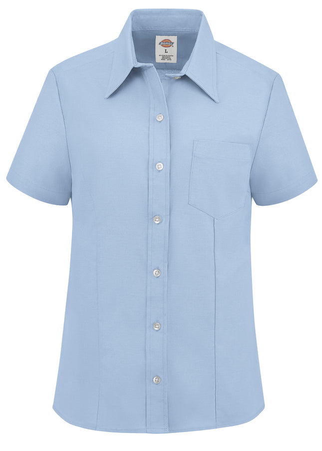 Dickies® Women's Short-Sleeve Stretch Oxford Shirt / S254LB