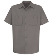 Red Kap® Men's Short Sleeve Wrinkle-Resistant Cotton Work Shirt / SC40GG