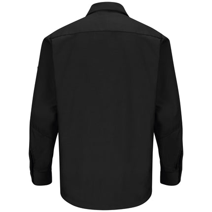 Red Kap® Men's Long Sleeve Solid Crew Shirt / SY10BK