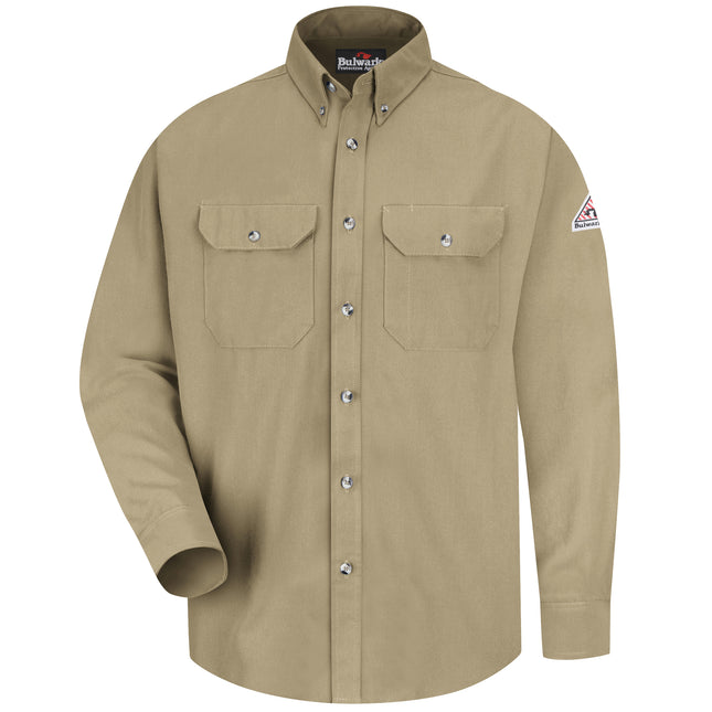 Bulwark® Men's Midweight FR Dress Uniform Shirt CAT 2 / SMU2KH