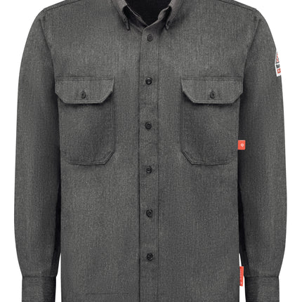 Bulwark® iQ Series® Comfort Woven Men's Lightweight FR Shirt / QS50DG