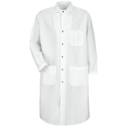 Red Kap® Snap-Front Spun Polyester Butcher Coat / KS58WH