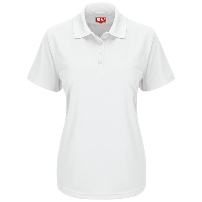 Red Kap® Women's Short Sleeve Performance Knit® Pocketless Core Polo / SK97WH