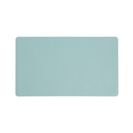 Vegan Leather Desk Pads, 23.6" x 13.7", Light Blue