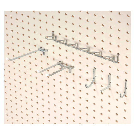 Pegboard Hooks, 30-Piece Assorted Hooks, Steel