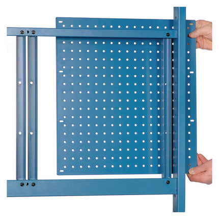 Panel Mounting Rail, For Use with Global Industrial 72" Wide Workbenches, 125 lb Weight Capacity