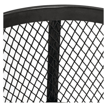Steel Mesh Corrosion Resistant Trash Can, 48 gal, Black