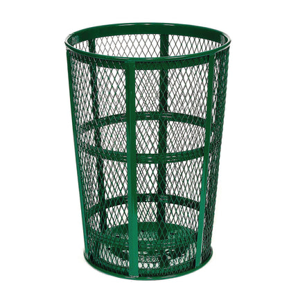 Steel Mesh Corrosion Resistant Trash Can, 48 gal, Green