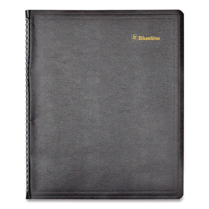 Plan and Link Weekly Appointment Planner, 11" x 9.06", Black Cover, 12-Month (Jan to Dec): 2025