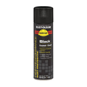 Hard Hat High Performance V2100 System Rust Preventive Enamel Spray Paint, Gloss Black, 15 oz Aerosol Can, 6/Carton