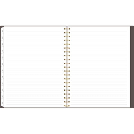 Workstyle Monthly Poly Planner, Geometric Artwork, 11 x 8.5, Java Brown/Gold Cover, 12-Month (Jan to Dec): 2025
