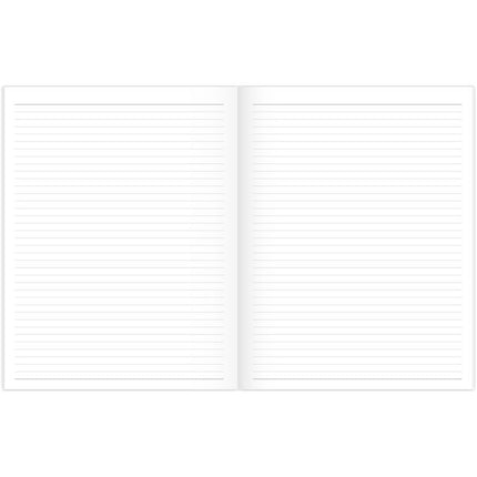 Workstyle Monthly Stitched Planner, Geometric Artwork, 11 x 8.5, Seaside Blue/Gold Cover, 12-Month (Jan to Dec): 2025