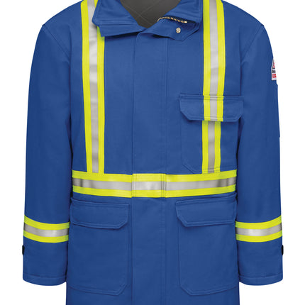 Bulwark® Men's Heavyweight Excel FR® ComforTouch® Insulated Deluxe Parka with Reflective Trim / JLPCRB