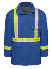 Bulwark® Men's Heavyweight Excel FR® ComforTouch® Insulated Deluxe Parka with Reflective Trim / JLPCRB