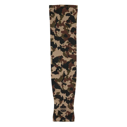 Chill-Its 6695 Sun Protection Arm Sleeves, Polyester/Spandex, Medium/Large, Camo