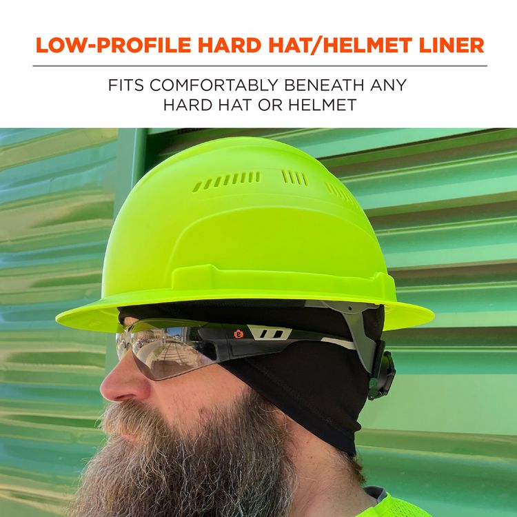 N-Ferno 6813 Winter Skull Cap Helmet Liner, Polyester/Spandex, One Size Fits Most, Black