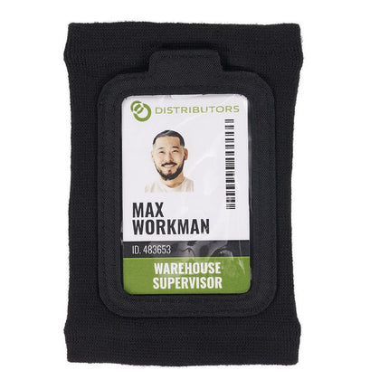 Squids 3388 Wrist ID/Badge Holder, Vertical, Black, 3.5 x 5.5 Holder, 2.75 x 3.75 Insert