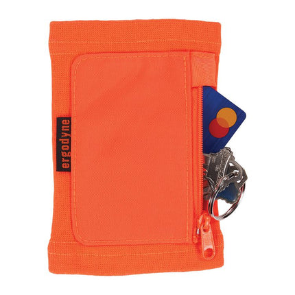 Squids 3388 Wrist ID/Badge Holder, Vertical, Orange, 3.5 x 5.5 Holder, 2.75 x 3.75 Insert