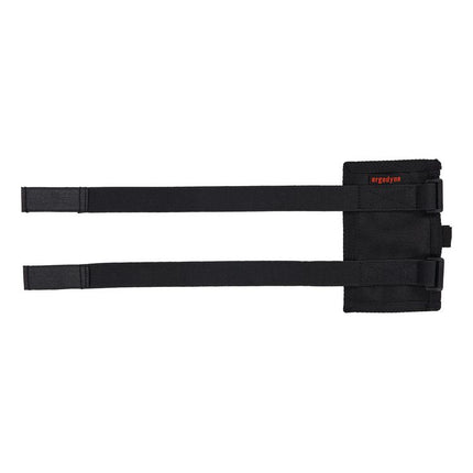 Squids 3390 Dual Band Arm ID/Badge Holder with Hook-and-Loop Closure, Vertical, Black, 3.75 x 5.75, 2.75 x 4.75 Insert