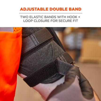 Squids 3387 Dual Band Arm ID/Badge Holder with Zipper, Vertical, Black, 3.75 x 5.75 for 2.75 x 4.75 Insert