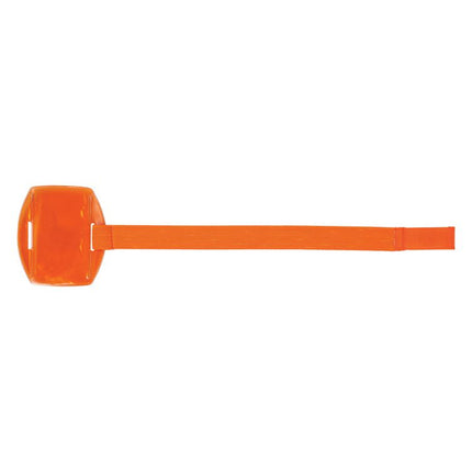 Squids 3386 Arm Band ID/Badge Holder, Vertical, Orange, 3.75 x 4.25 Holder, 2.5 x 4 Insert, 10/Pack