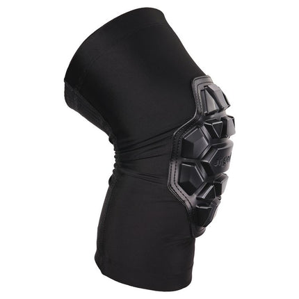 ProFlex 550 Padded Knee Sleeves with 3-Layer Foam Cap, Slip-On, X-Large+, Black, Pair