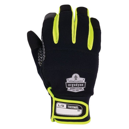 ProFlex 850 Insulated Freezer Gloves, Black, Large, Pair