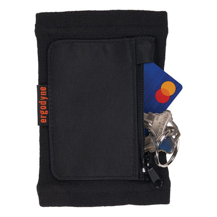 Squids 3388 Wrist ID/Badge Holder, Vertical, Black, 3.5 x 5.5 Holder, 2.75 x 3.75 Insert