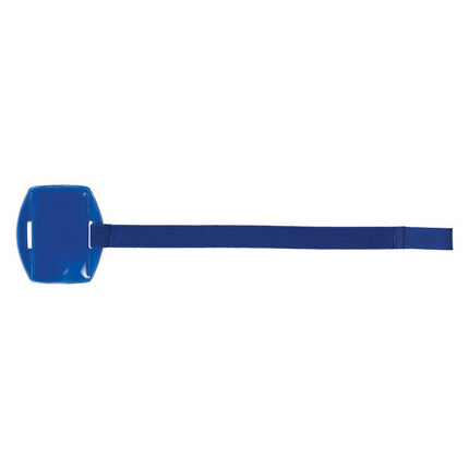 Squids 3386 Arm Band ID/Badge Holder, Vertical, Blue, 3.75 x 4.25 Holder, 2.5 x 4 Insert, 10/Pack